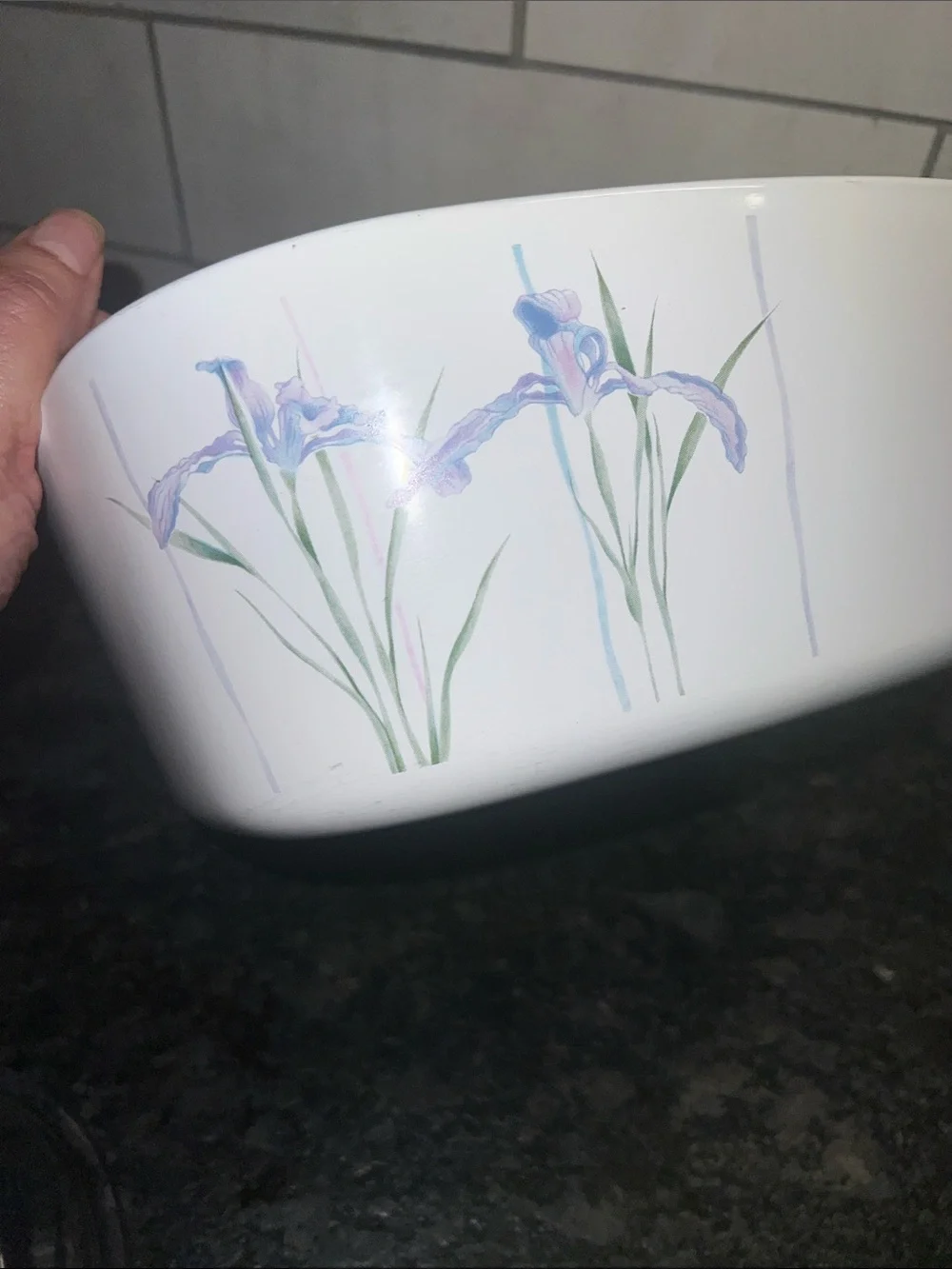 Corningware shadow iris
